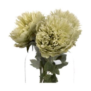 Green Peony Artificial Flower Stem