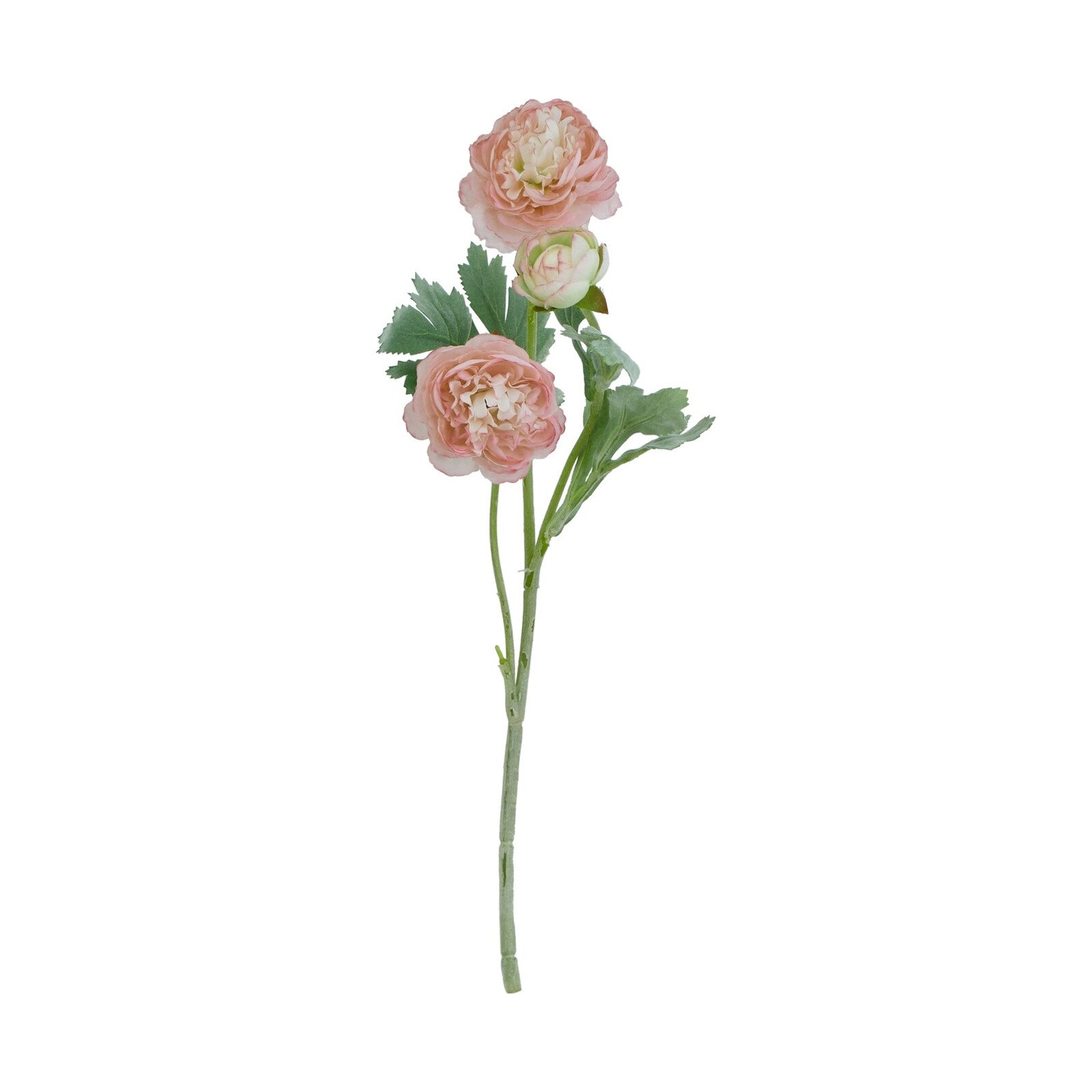 The Natural Garden Collection Pink Ranunculus Artificial Flower Stem