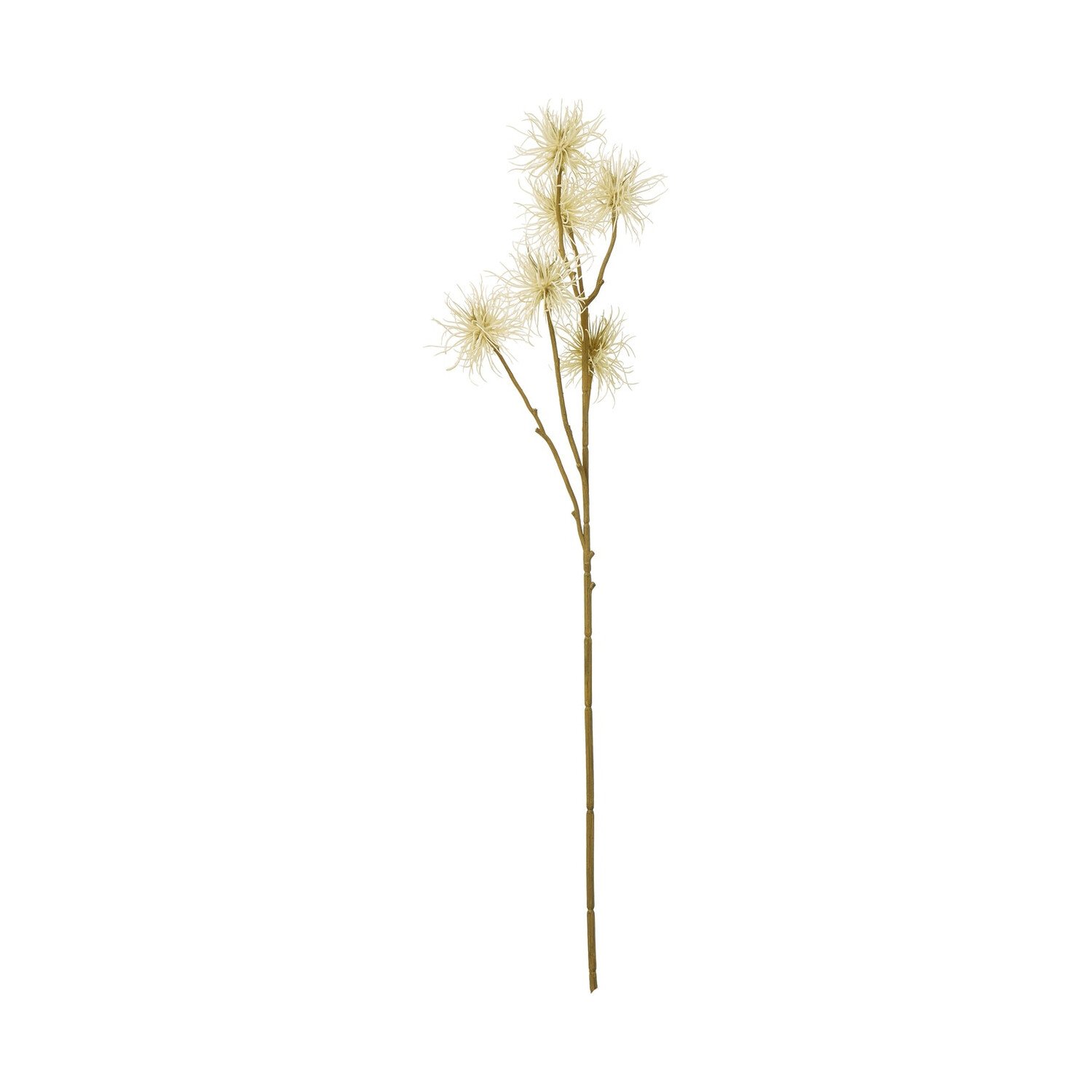 Cream Xanthium Spray Artificial Flower Stem