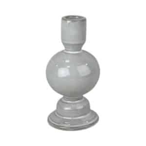 Textured Glazed Ceramic Candle Holder 15cm