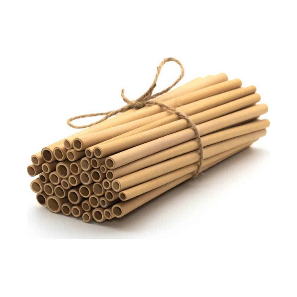 Reusable bamboo drinking straws