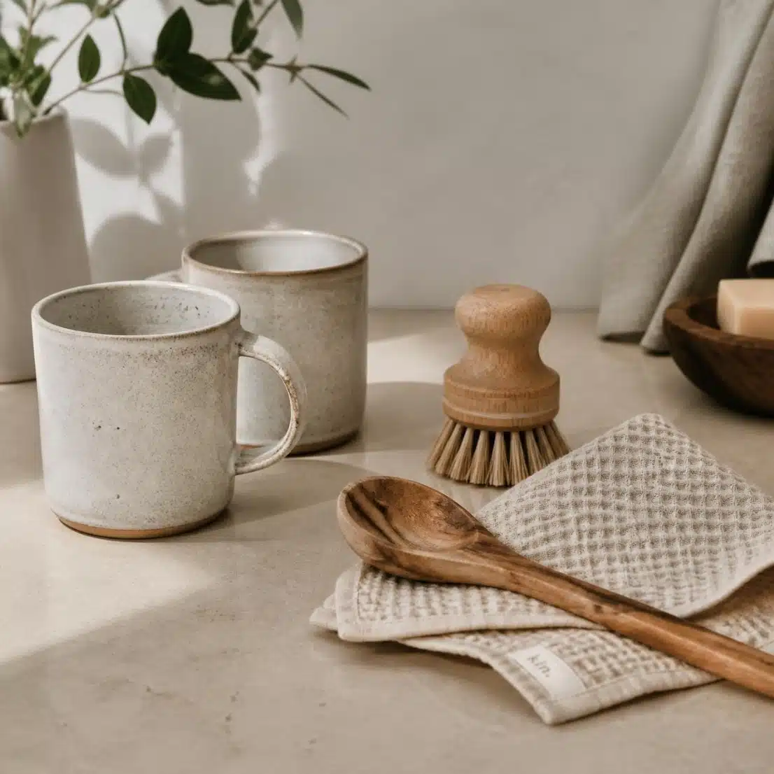 Home 8 Ceramic tableware and natural kitchen tools