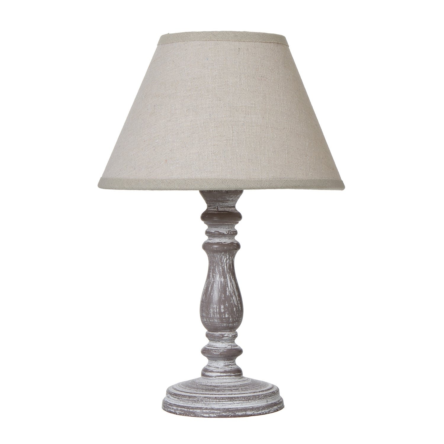 Setia Mini Column Table Lamp with Linen Shade