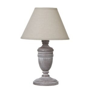 Metis Mini Urn Table Lamp with Linen Shade