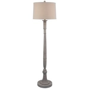 Stella Floor Lamp with Linen Shade