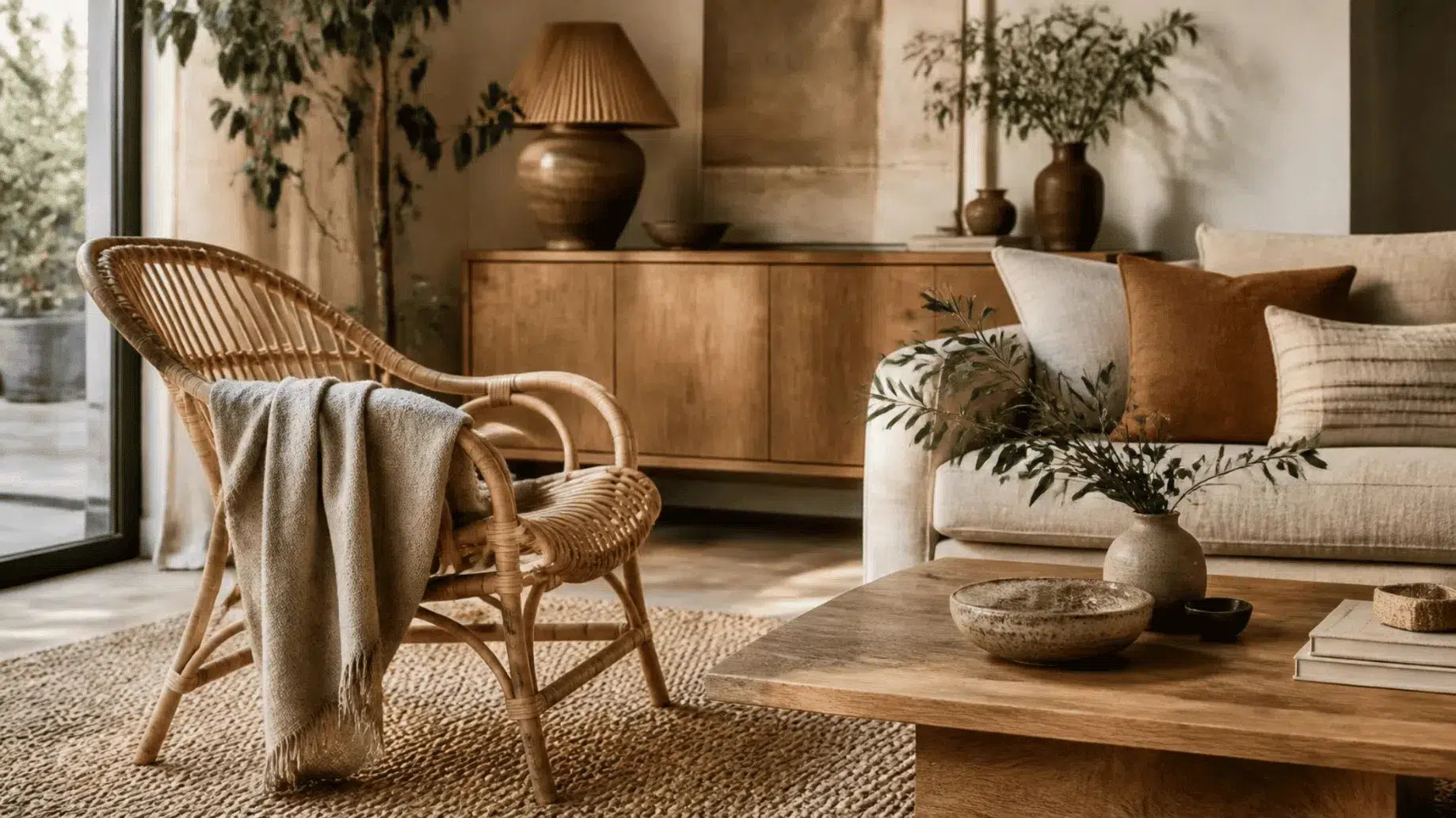 Natural Materials for the Home: Choosing Wool, Rattan, Jute and More