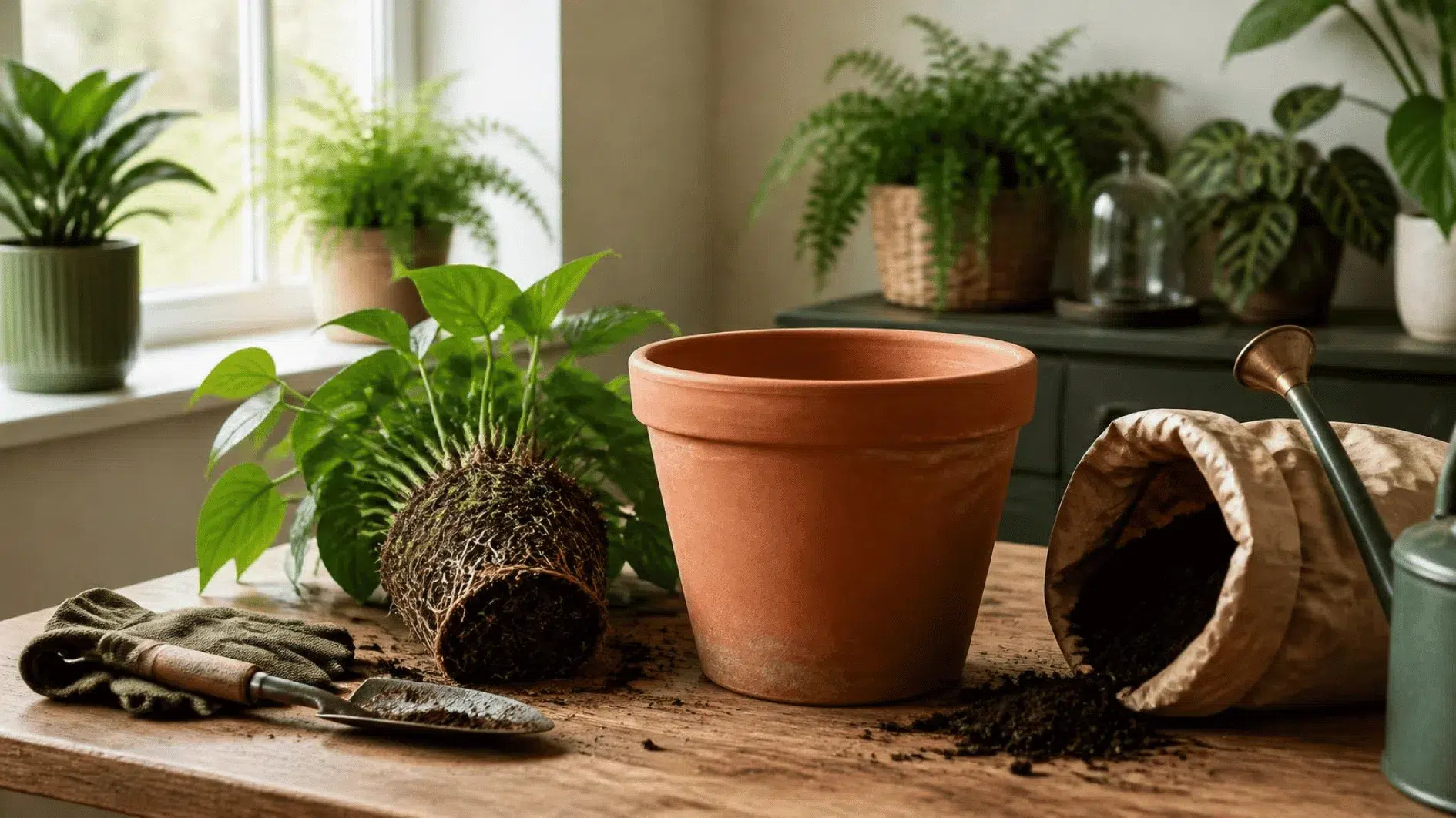 Repotting Houseplants: Pots, Compost and Root Checks